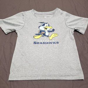Seattle Seahawks Licensed NFL T-Shirt Size 3T 100% Polyester Grey